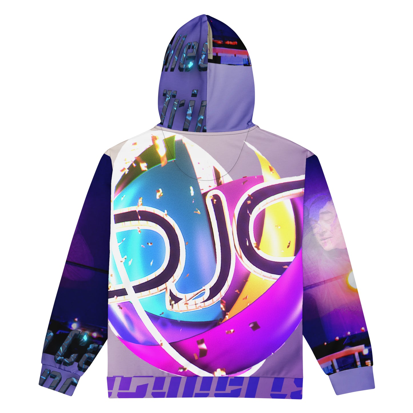 DJcyberWear Soi Disant Limited Edition Unisex zip hoodie